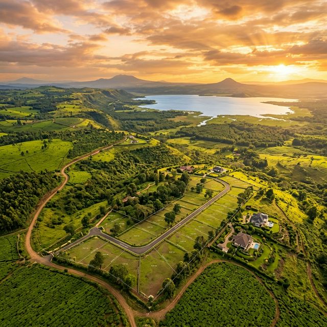 Beautiful Kenyan landscape